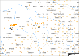 map of Cagay