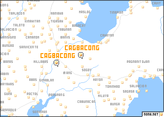 map of Cagbacong
