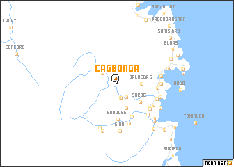 map of Cagbonga