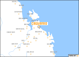 map of Cagdarao