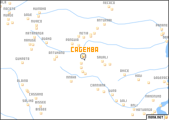 map of Cagemba