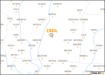 map of Çağıl