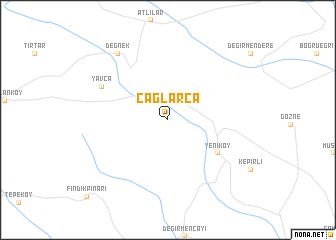 map of Çağlarca