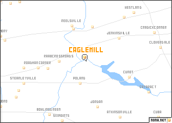 map of Cagle Mill