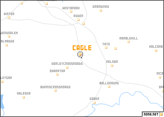 map of Cagle