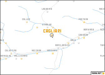 map of Cagliari