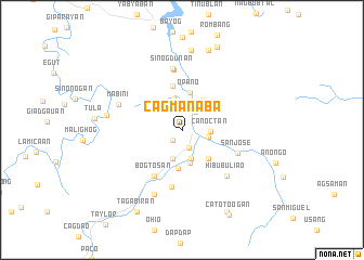 map of Cagmanaba