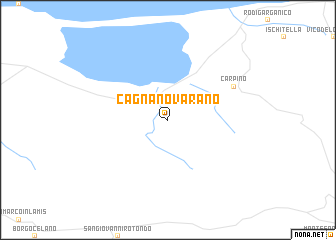 map of Cagnano Varano