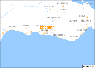 map of Cagnipa