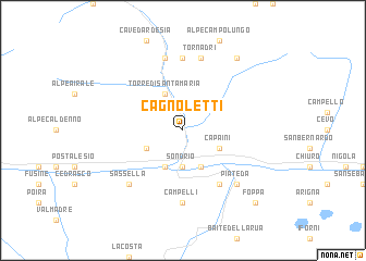 map of Cagnoletti