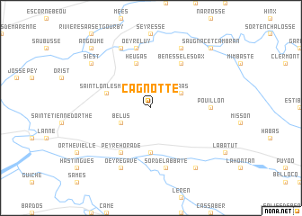 map of Cagnotte