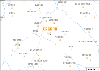 map of Cagona