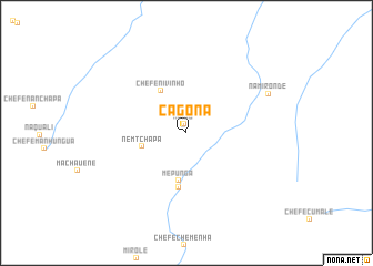 map of Cagona