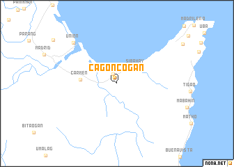 map of Cagoncogan