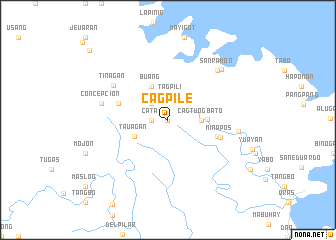 map of Cagpile