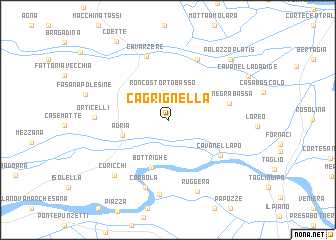 map of Ca Grignella