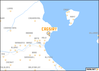 map of Cagsiay