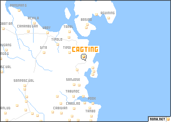 map of Cagting