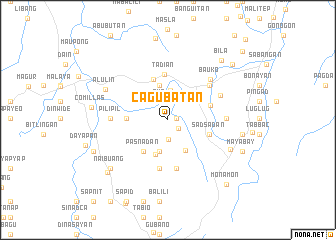 map of Cagubatan