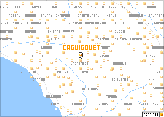 map of Ca Guigouet