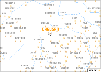 map of Cagus-an