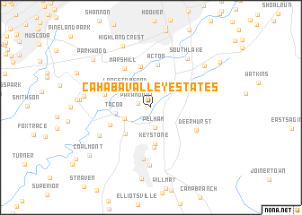 map of Cahaba Valley Estates