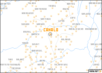map of Cahalo