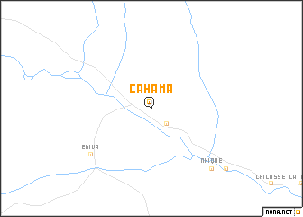 map of Cahama