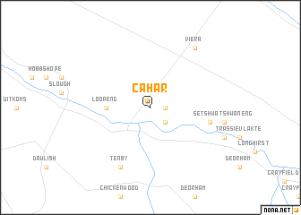 map of Cahar