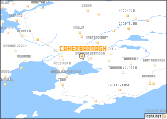 map of Caherbarnagh