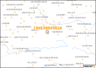 map of Caherbarnagh