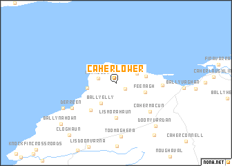 map of Caher Lower