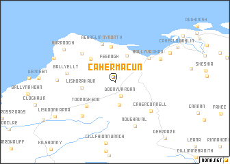 map of Cahermacun