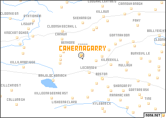 map of Cahernagarry