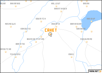 map of Cahet