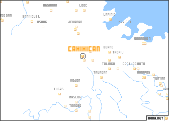map of Cahihican