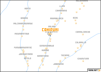 map of Cahirumi