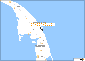 map of Cahoon Hollow