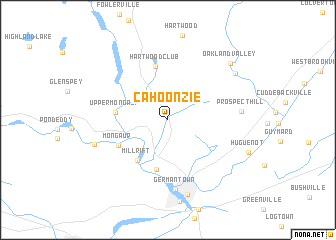 map of Cahoonzie