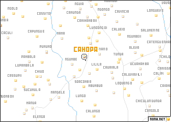 map of Cahopa