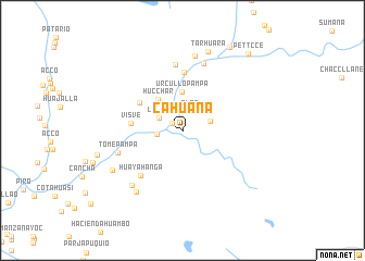 map of Cahuana