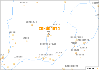 map of Cahuanota