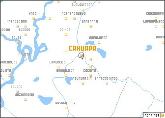 map of Cahuapa