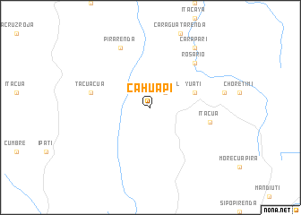 map of Cahuapi