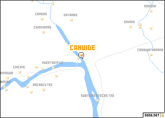 map of Cahuide