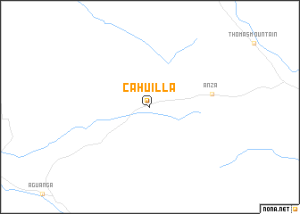 map of Cahuilla