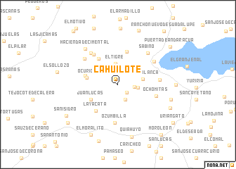map of Cahuilote