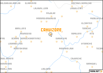 map of Cahuizore