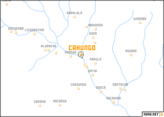 map of Cahungo