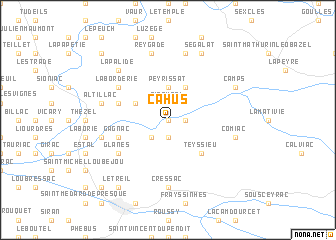 map of Cahus